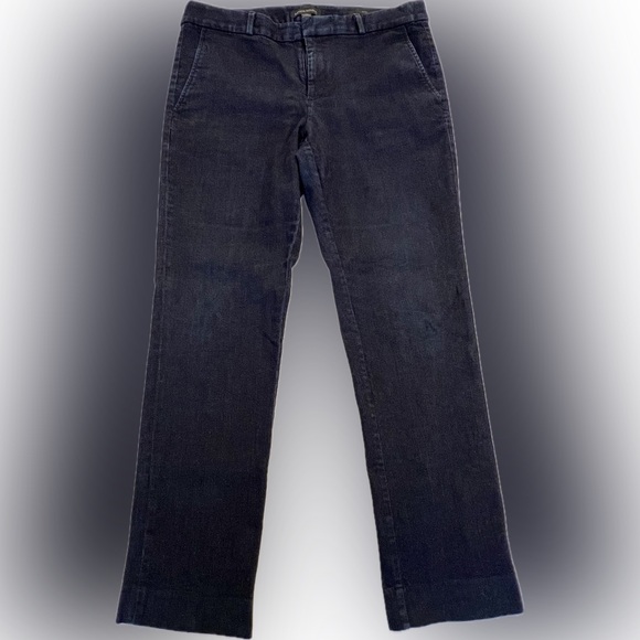 Banana Republic Denim - Banana Republic Women's Sz 10 Dark Blue Ryan Denim Straight-Leg Jeans
